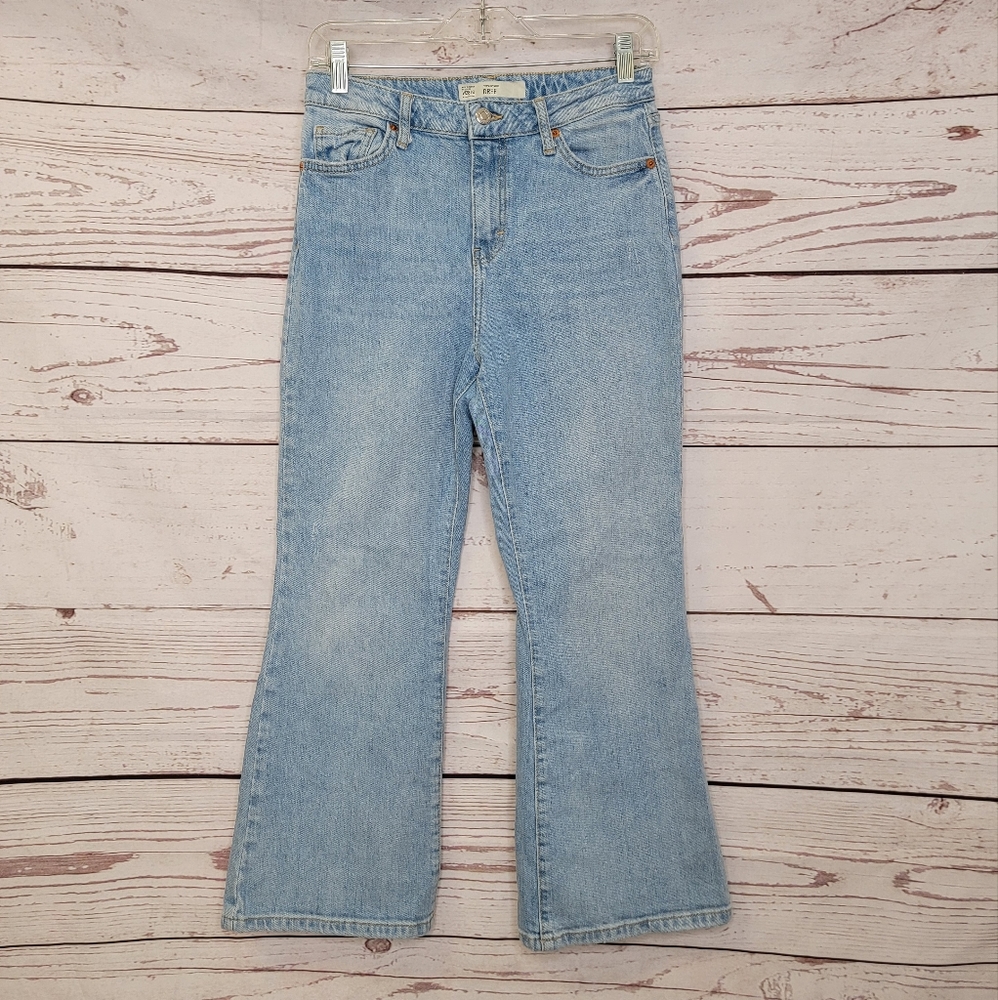 Topshop Moto Dree light wash bootcut jeans